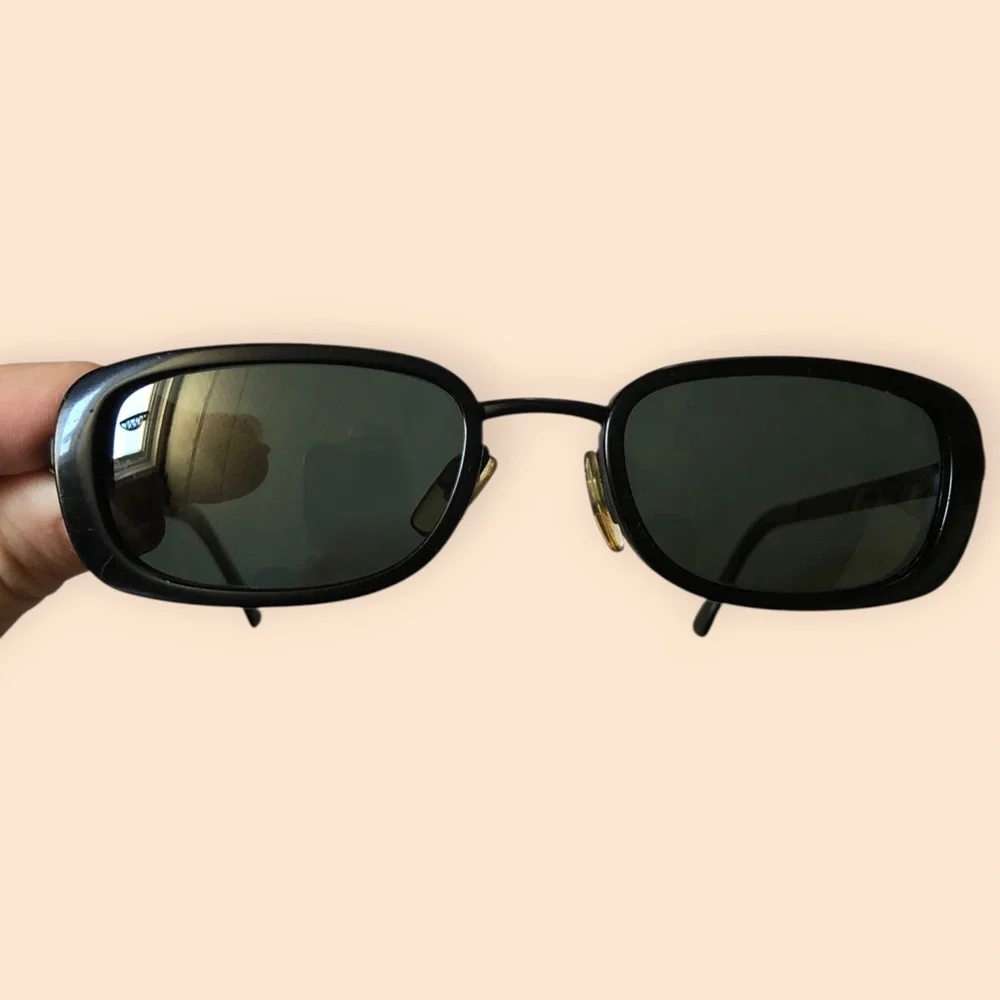 Giorgio Armani Occhiali Da Sole 677 706 135 Vintage 90s Sunglasses Italy Black